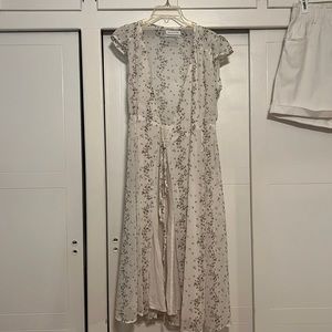 Floral white dress from Urban Outfitters